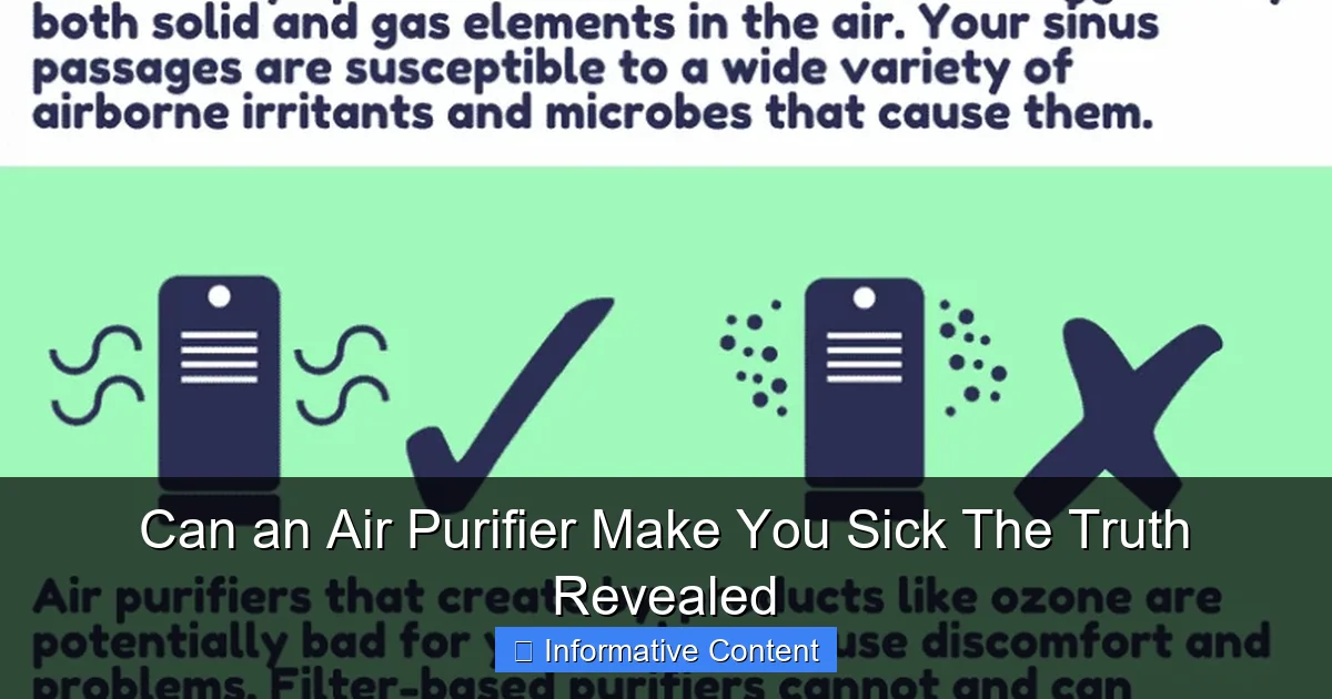 Can an Air Purifier Make You Sick The Truth Revealed