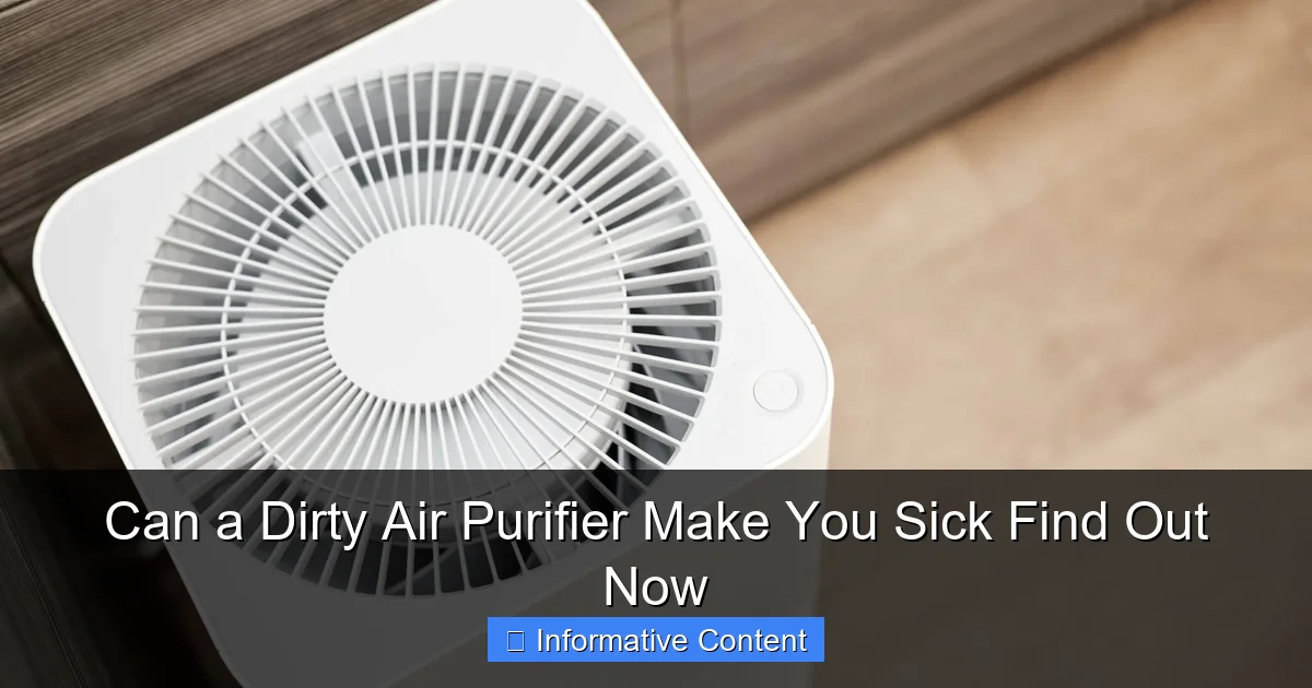 Can a Dirty Air Purifier Make You Sick Find Out Now