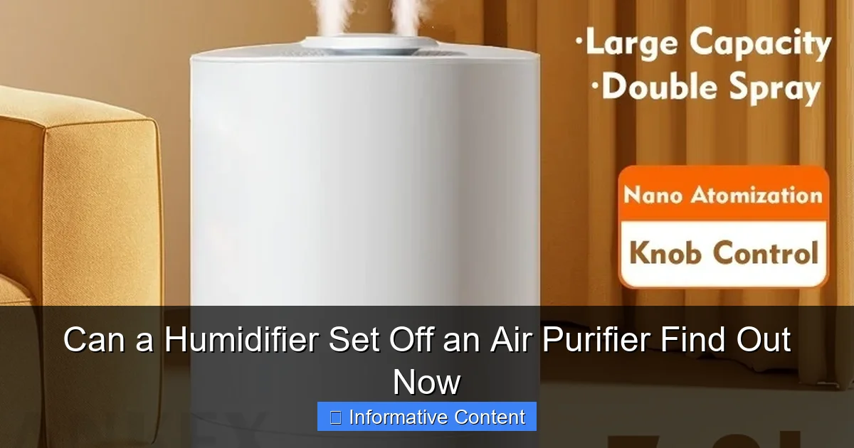 Can a Humidifier Set Off an Air Purifier Find Out Now