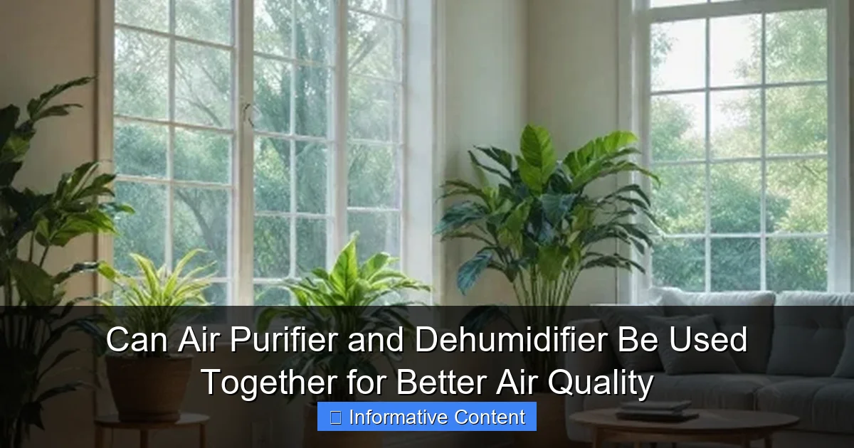 Can Air Purifier and Dehumidifier Be Used Together for Better Air Quality