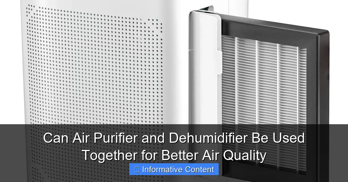 Can Air Purifier and Dehumidifier Be Used Together for Better Air Quality