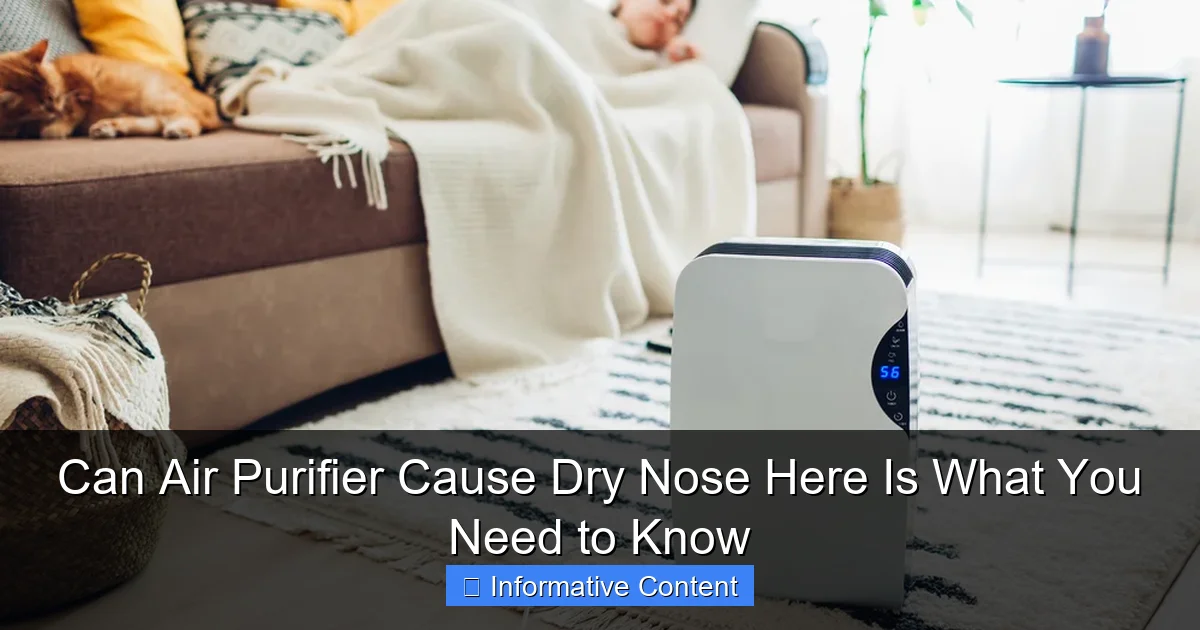 Can Air Purifier Cause Dry Nose Here Is What You Need to Know