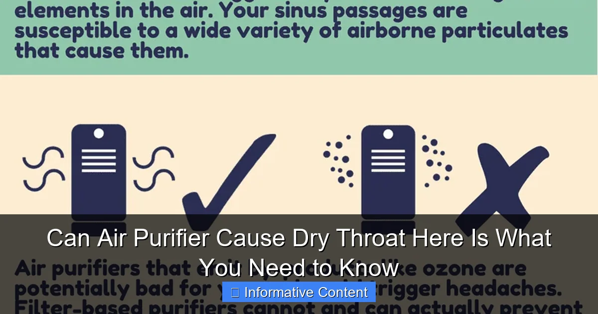 Can Air Purifier Cause Dry Throat Here Is What You Need to Know