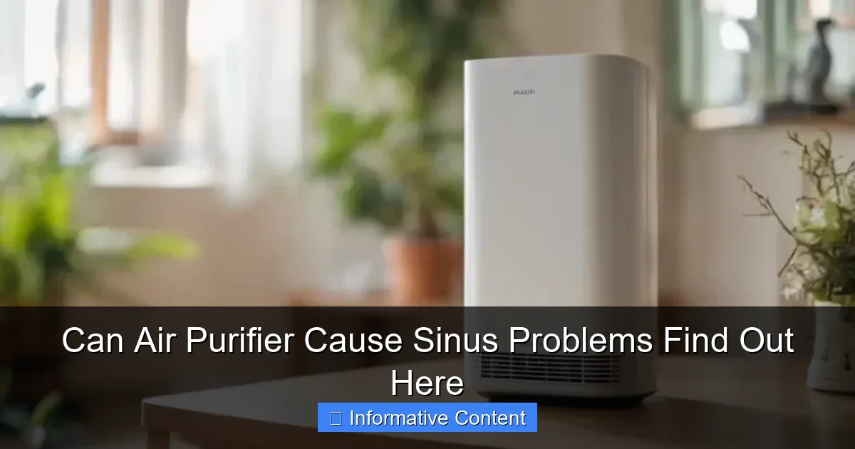 Can Air Purifier Cause Sinus Problems Find Out Here