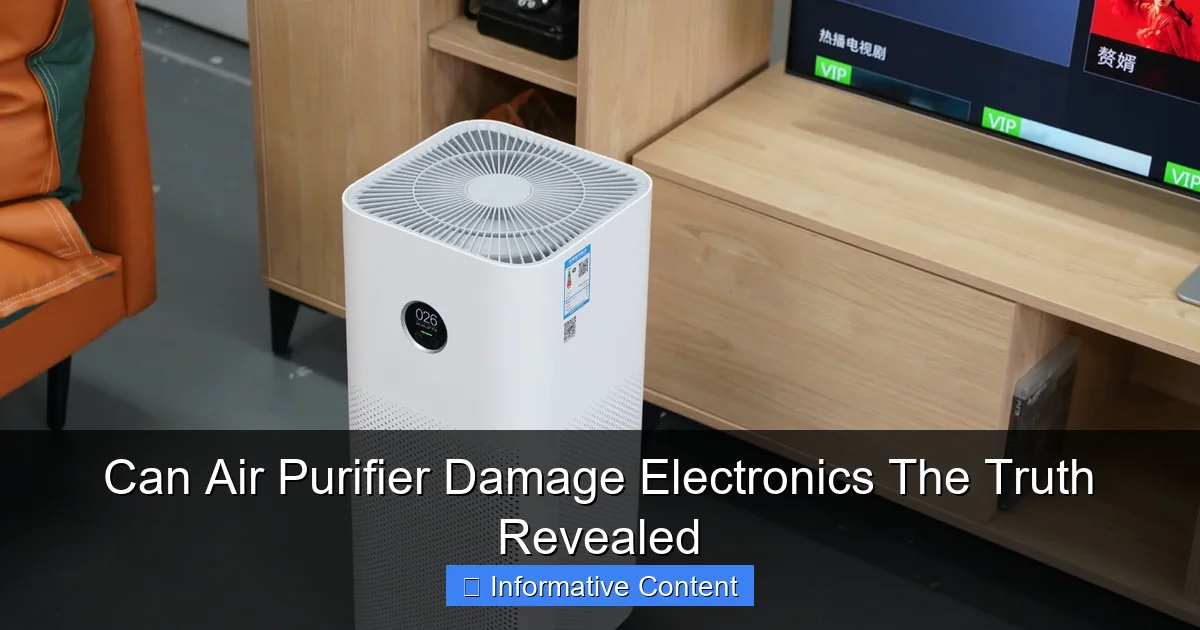 Can Air Purifier Damage Electronics The Truth Revealed