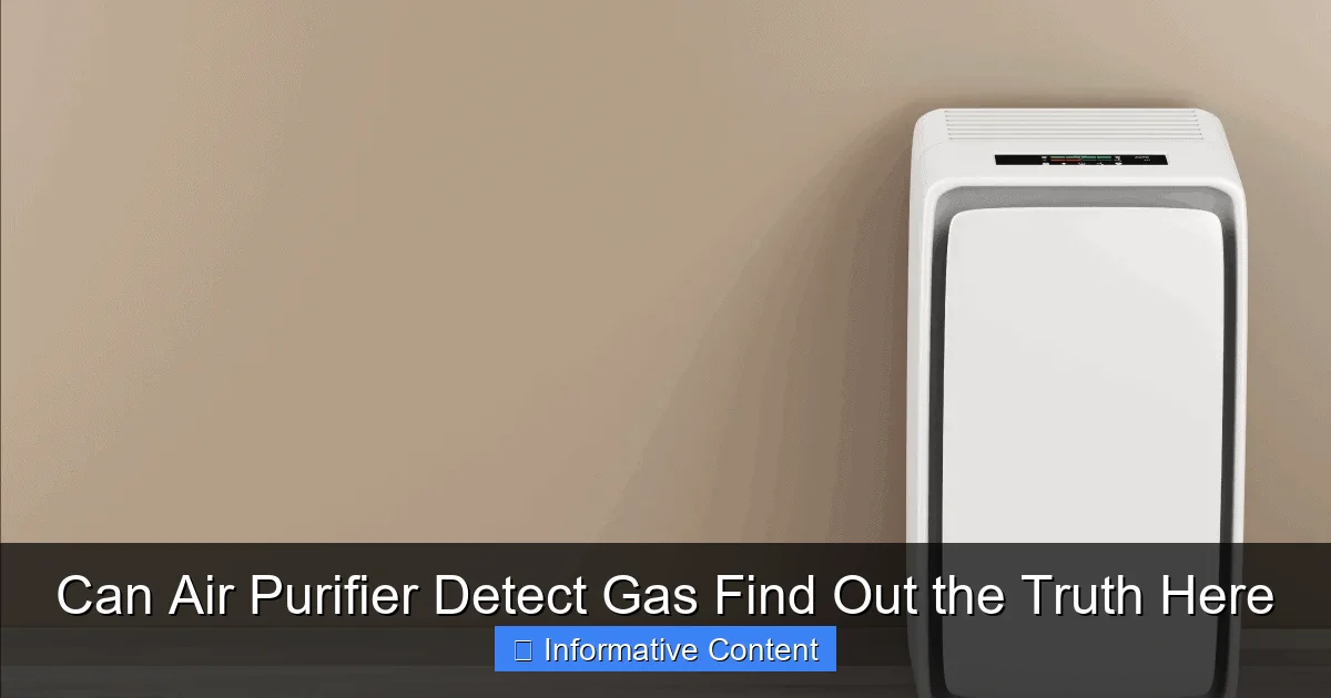 Can Air Purifier Detect Gas Find Out the Truth Here