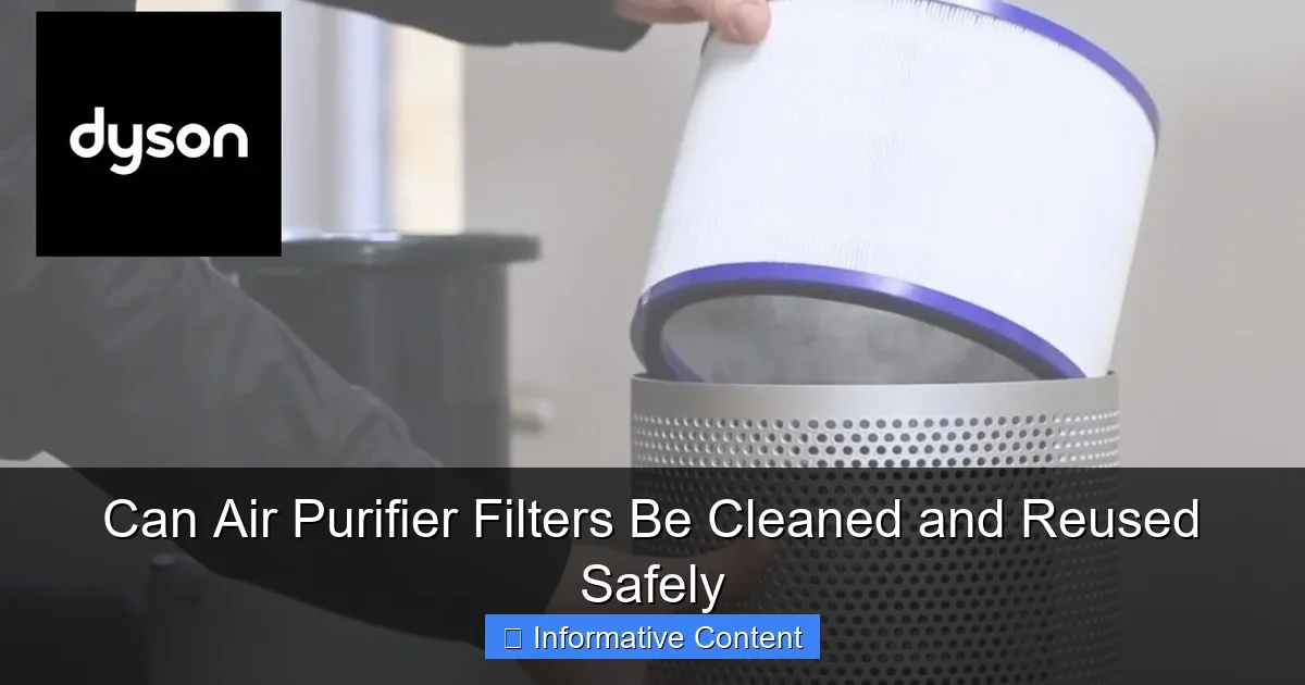 Can Air Purifier Filters Be Cleaned and Reused Safely