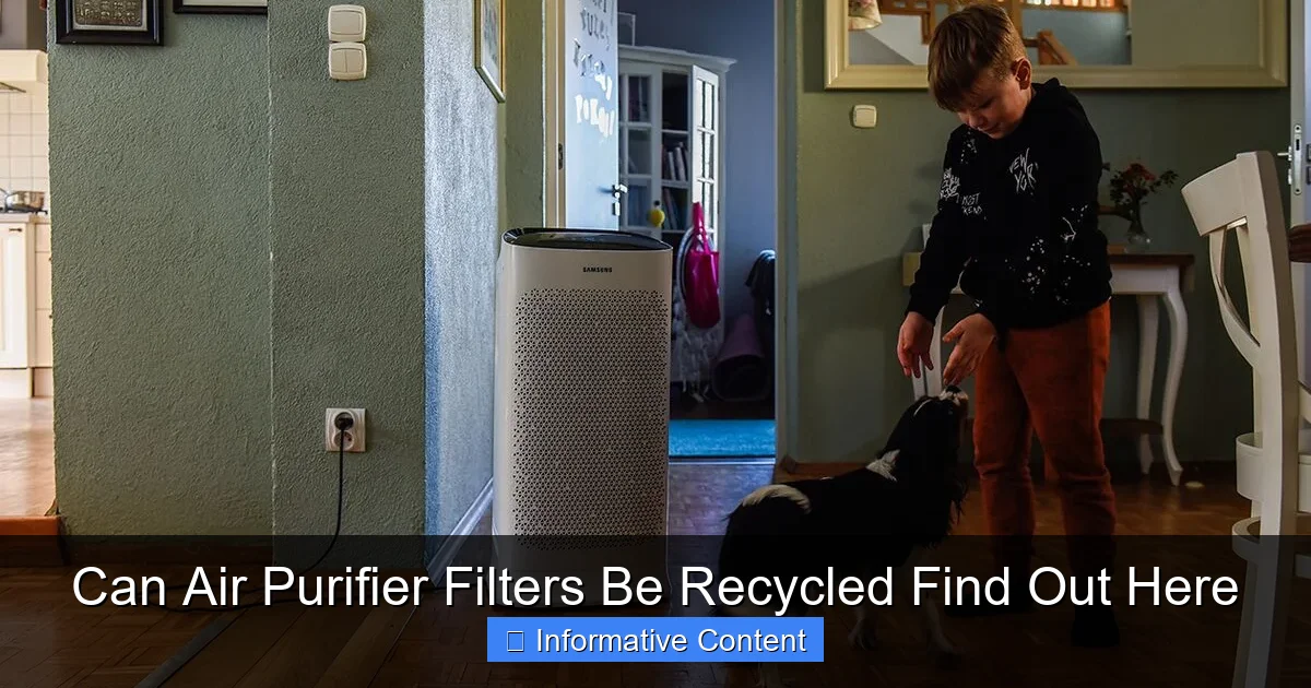 Can Air Purifier Filters Be Recycled Find Out Here