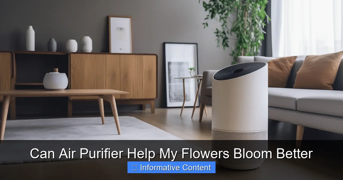 Can Air Purifier Help My Flowers Bloom Better