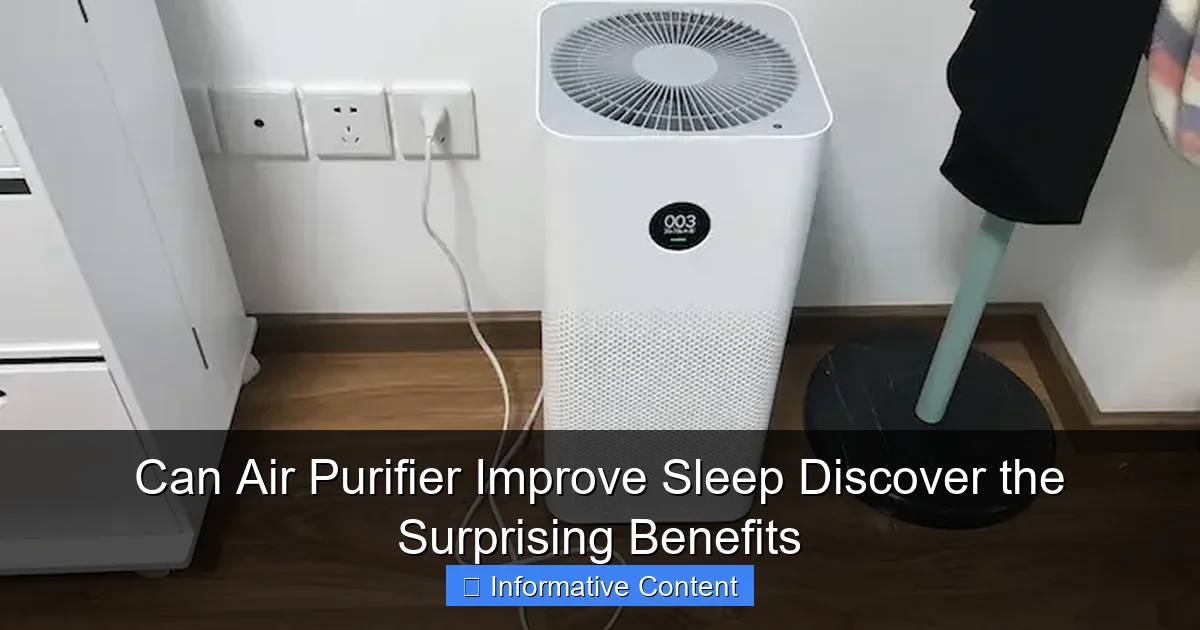 Can Air Purifier Improve Sleep Discover the Surprising Benefits