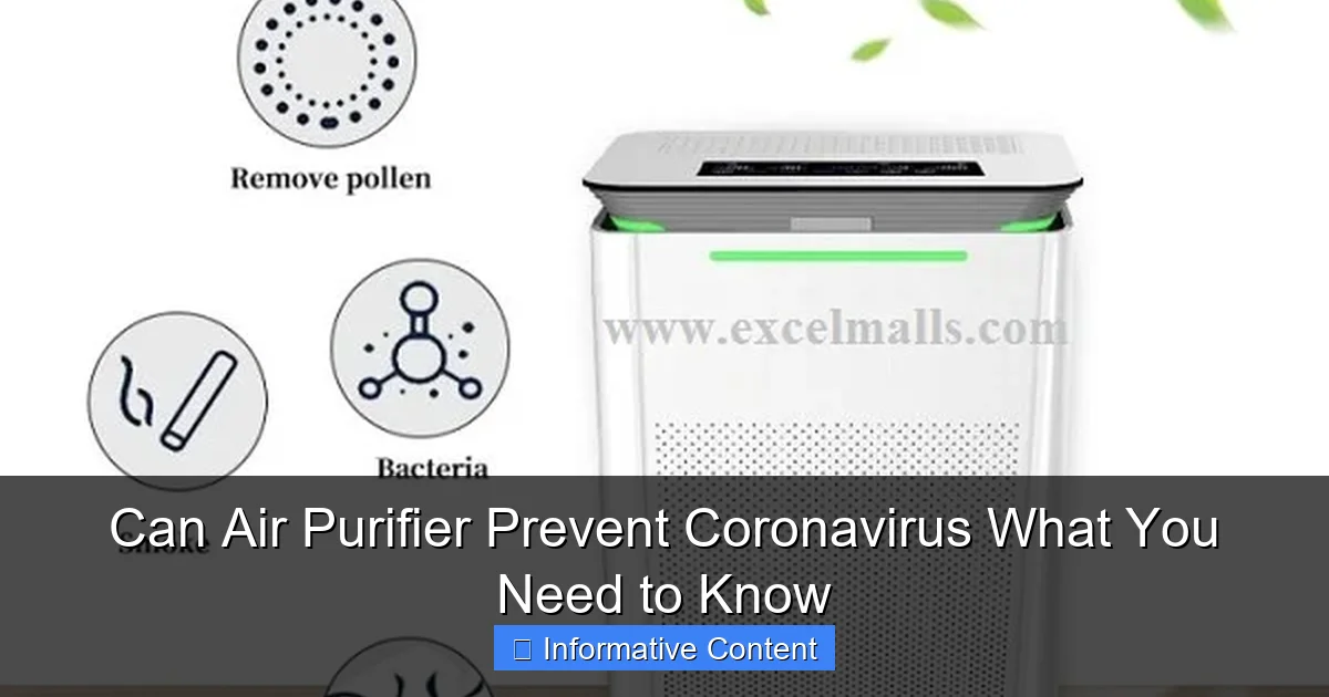 Can Air Purifier Prevent Coronavirus What You Need to Know