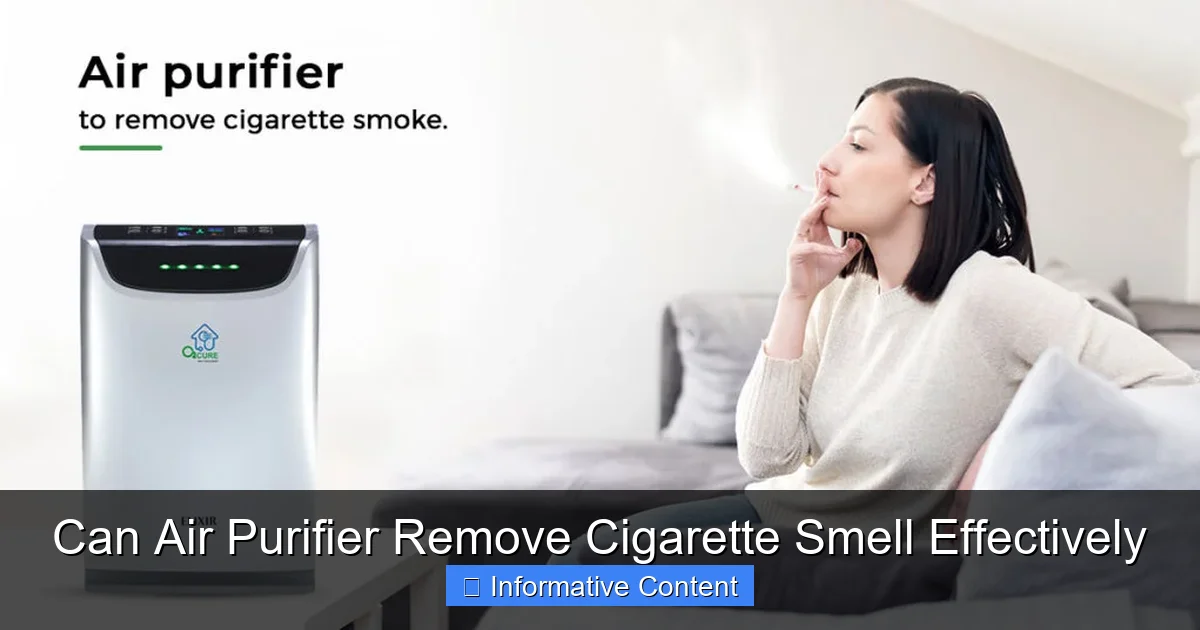 Can Air Purifier Remove Cigarette Smell Effectively