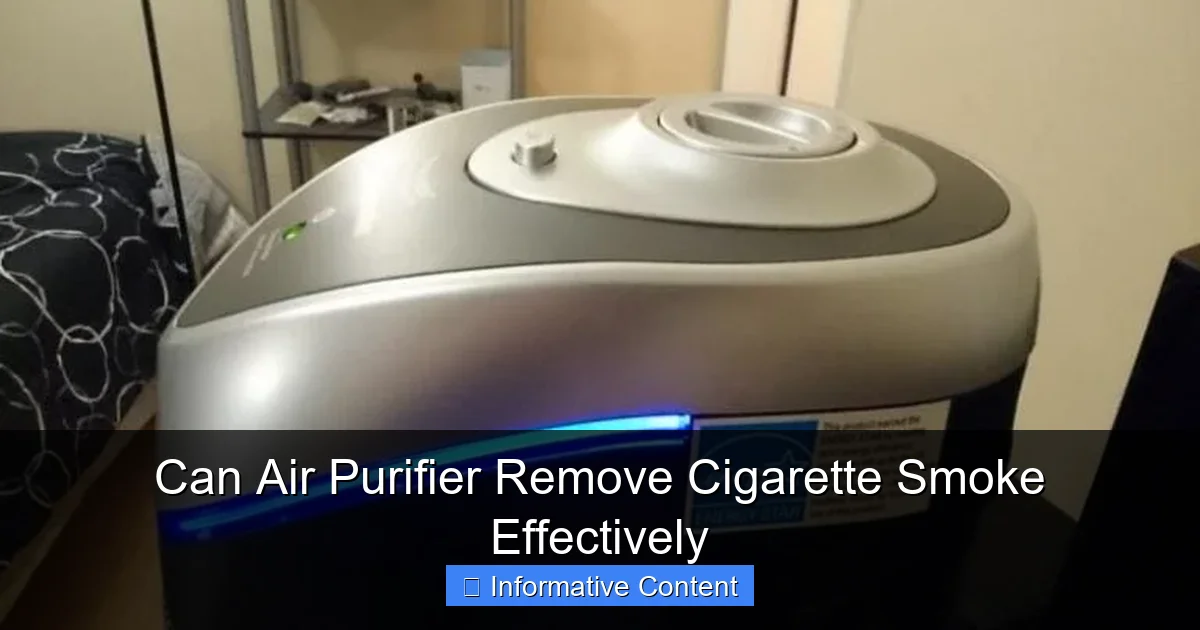 Can Air Purifier Remove Cigarette Smoke Effectively