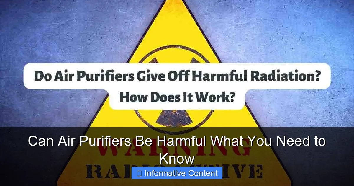 Can Air Purifiers Be Harmful What You Need to Know