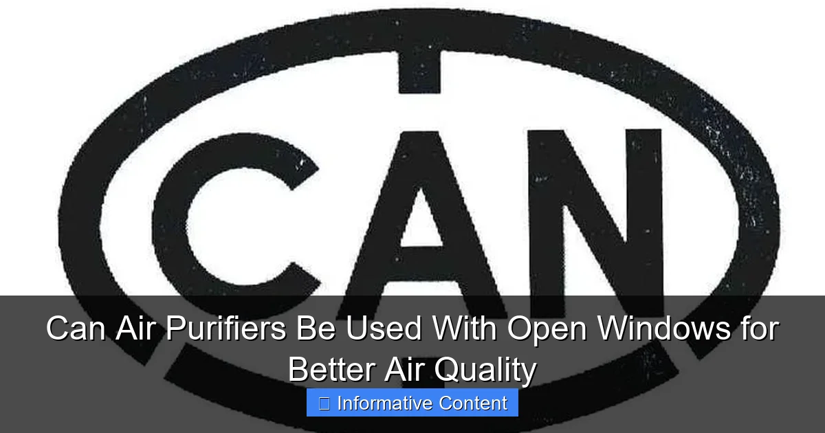 Can Air Purifiers Be Used With Open Windows for Better Air Quality
