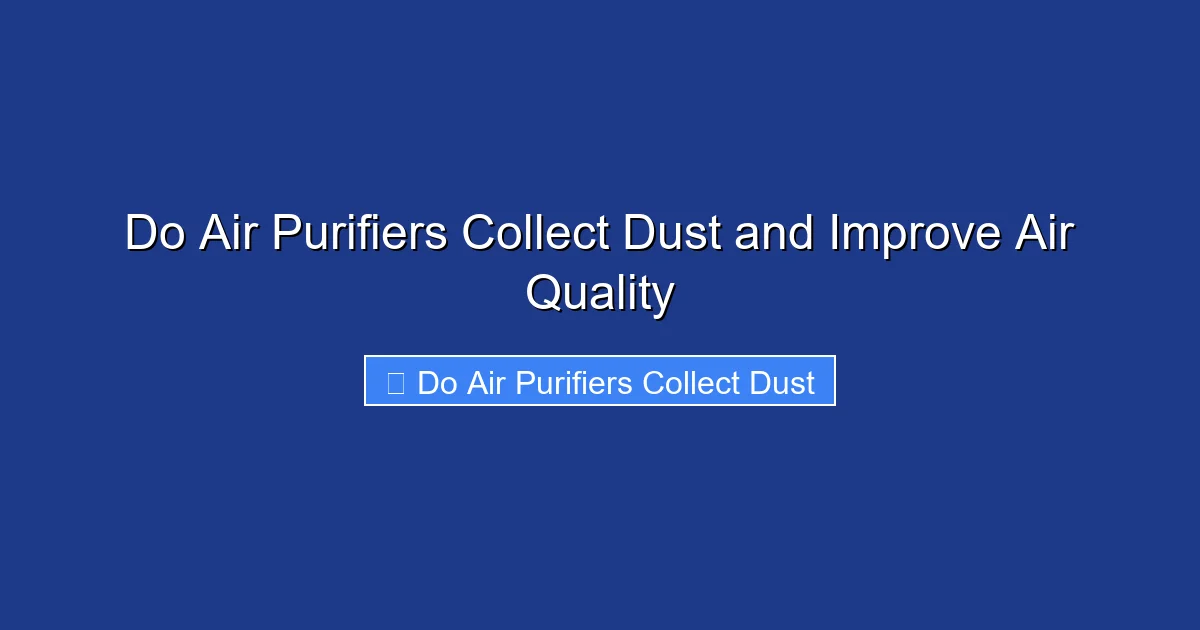 Do Air Purifiers Collect Dust and Improve Air Quality