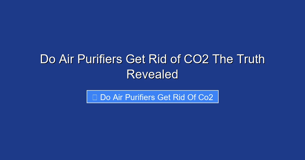 Do Air Purifiers Get Rid of CO2 The Truth Revealed