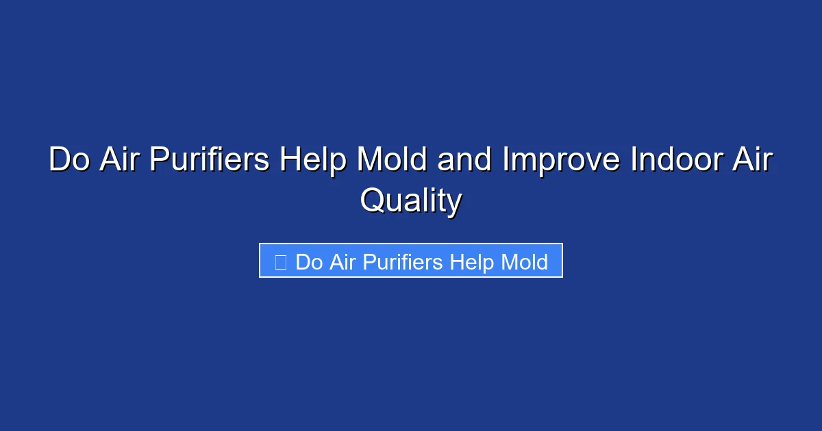 Do Air Purifiers Help Mold and Improve Indoor Air Quality
