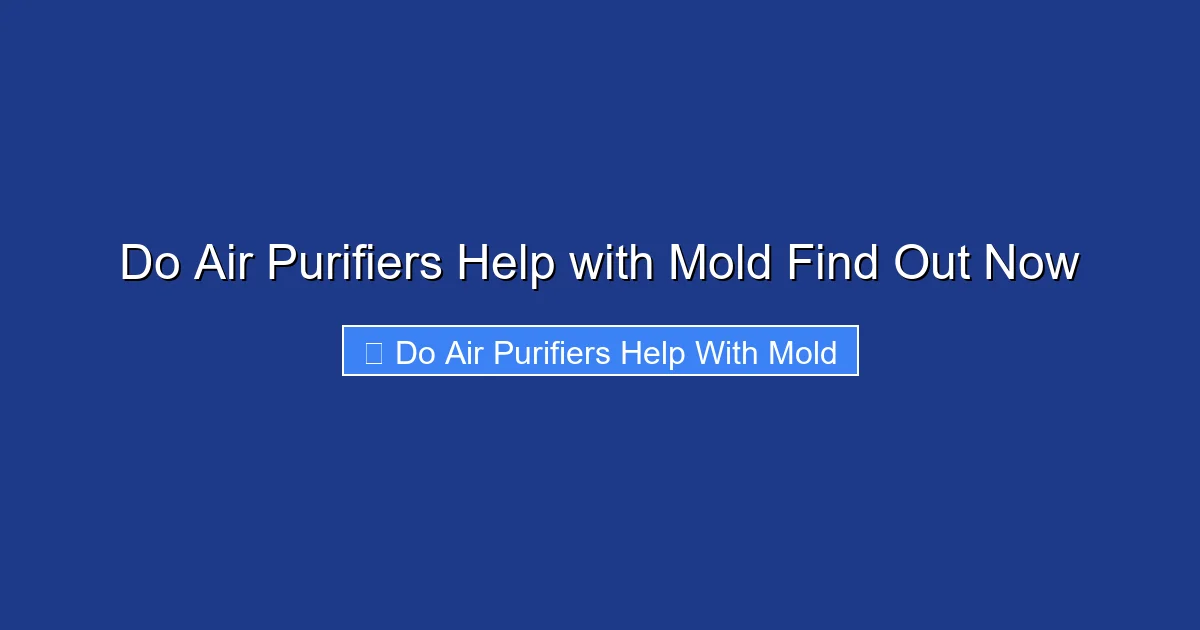 Do Air Purifiers Help with Mold Find Out Now