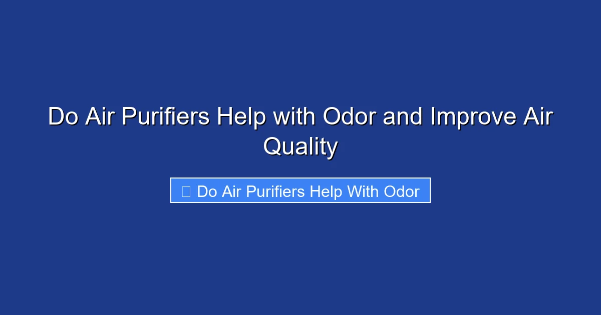 Do Air Purifiers Help with Odor and Improve Air Quality
