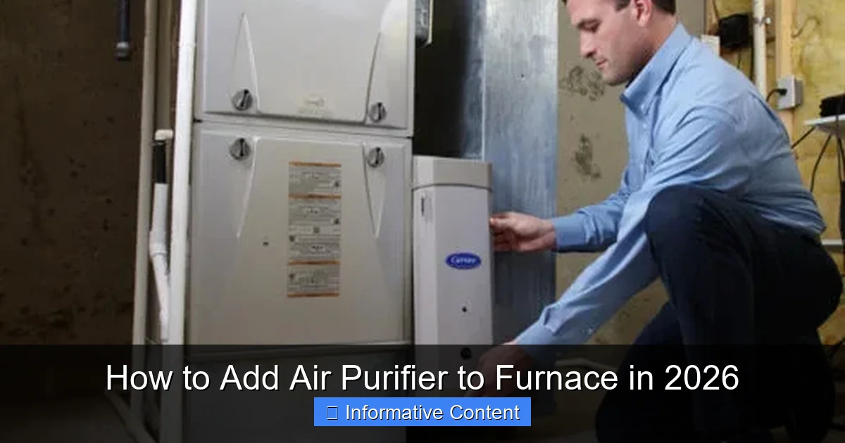 How to Add Air Purifier to Furnace in 2026