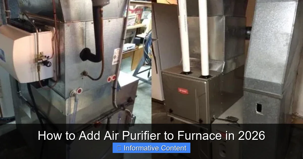 How to Add Air Purifier to Furnace in 2026