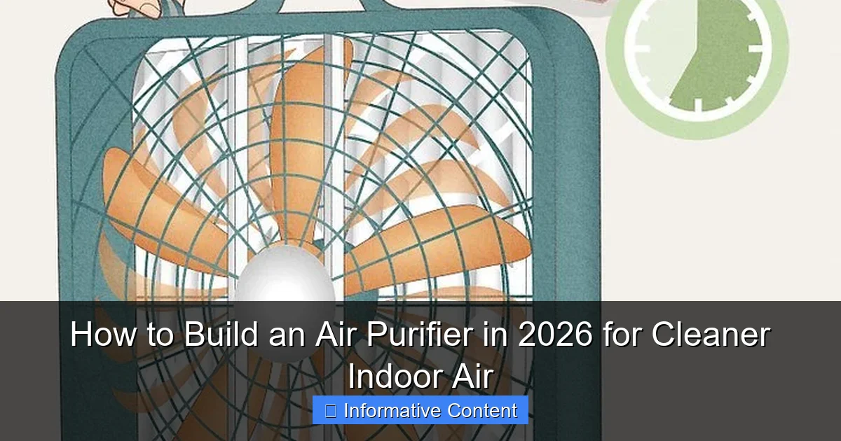 How to Build an Air Purifier in 2026 for Cleaner Indoor Air