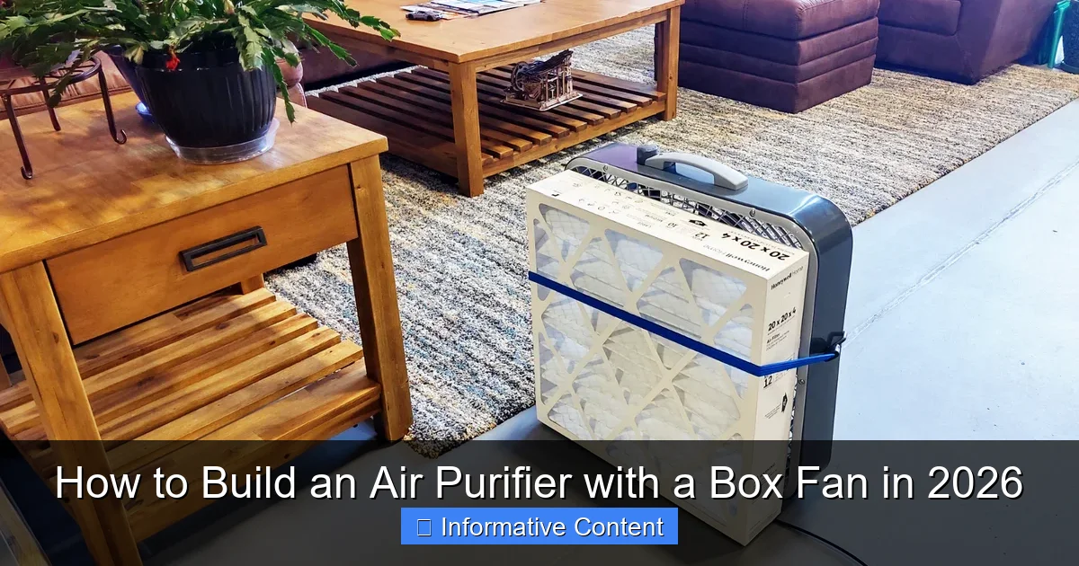 How to Build an Air Purifier with a Box Fan in 2026