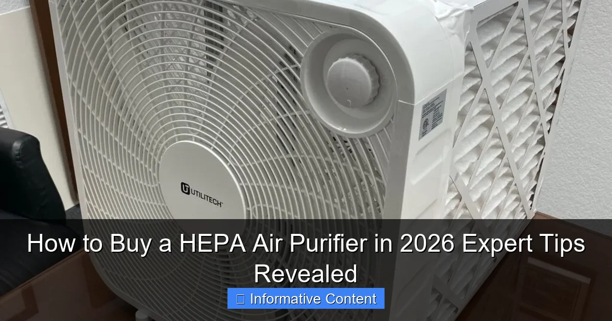 How to Buy a HEPA Air Purifier in 2026 Expert Tips Revealed