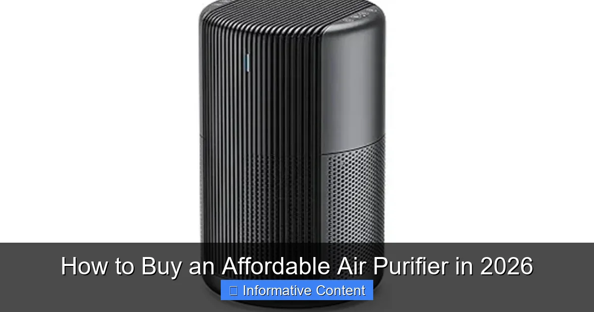 How to Buy an Affordable Air Purifier in 2026