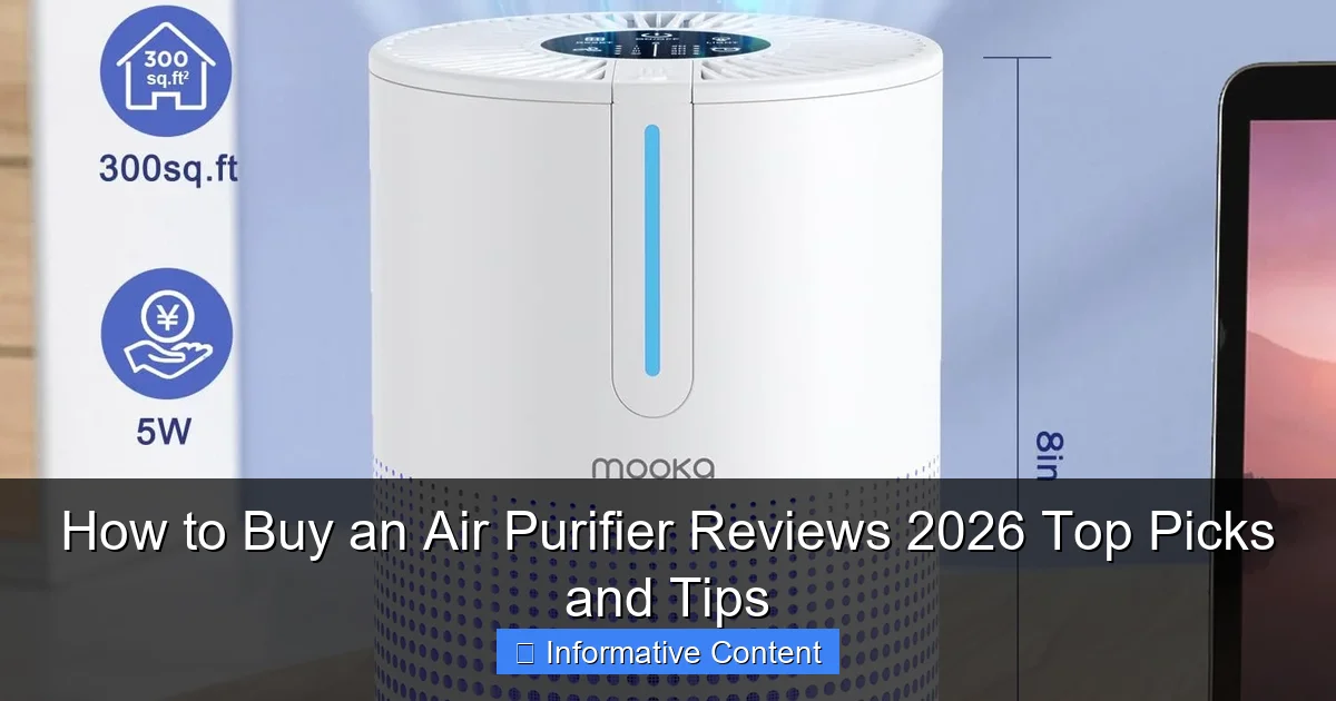 How to Buy an Air Purifier Reviews 2026 Top Picks and Tips