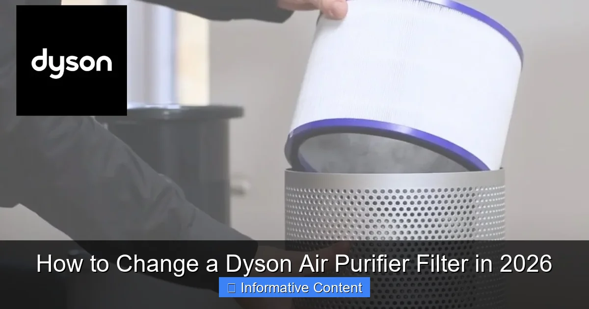 How to Change a Dyson Air Purifier Filter in 2026