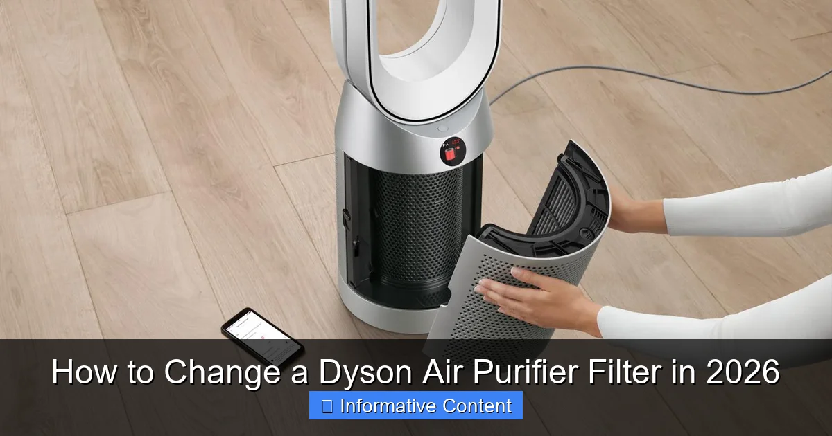 How to Change a Dyson Air Purifier Filter in 2026