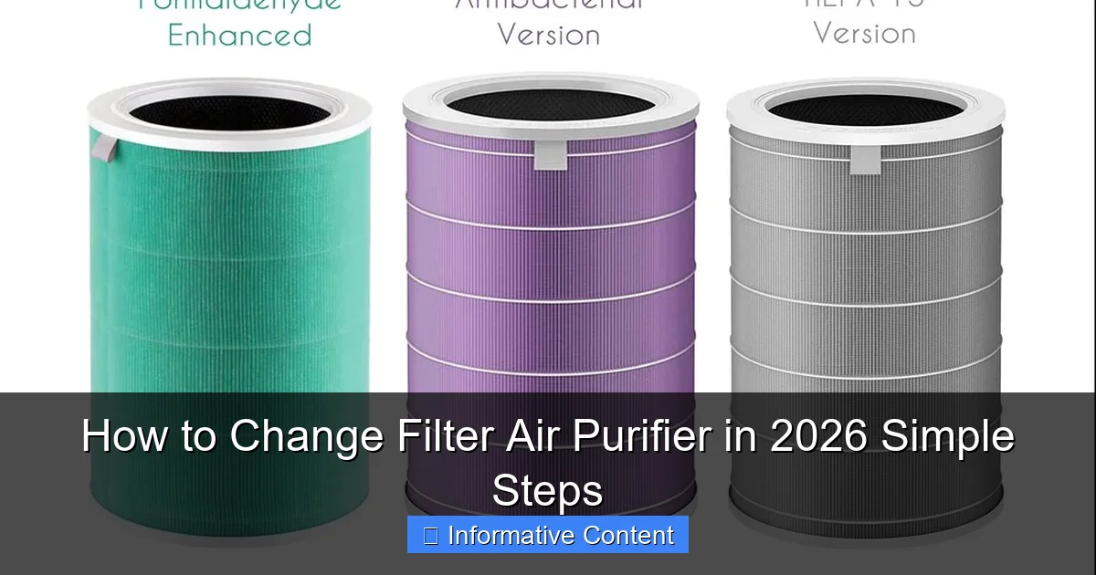 How to Change Filter Air Purifier in 2026 Simple Steps