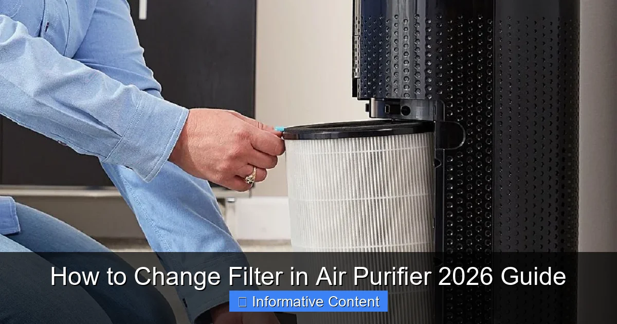 How to Change Filter in Air Purifier 2026 Guide