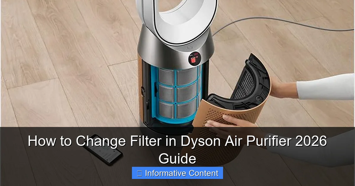 How to Change Filter in Dyson Air Purifier 2026 Guide