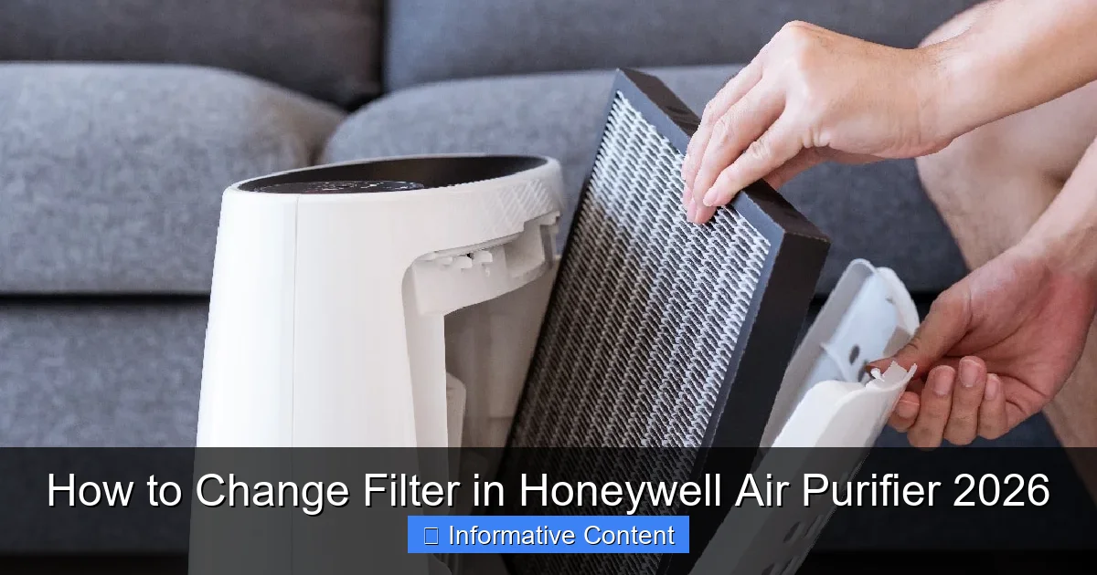 How to Change Filter in Honeywell Air Purifier 2026
