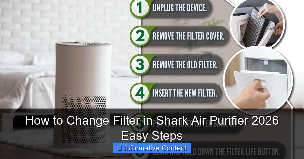 How to Change Filter in Shark Air Purifier 2026 Easy Steps