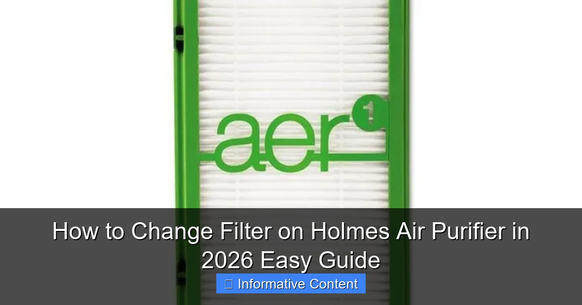 How to Change Filter on Holmes Air Purifier in 2026 Easy Guide