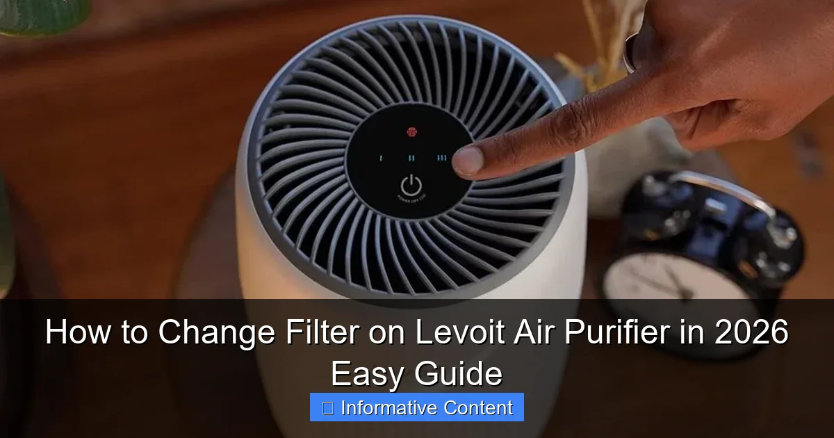 How to Change Filter on Levoit Air Purifier in 2026 Easy Guide