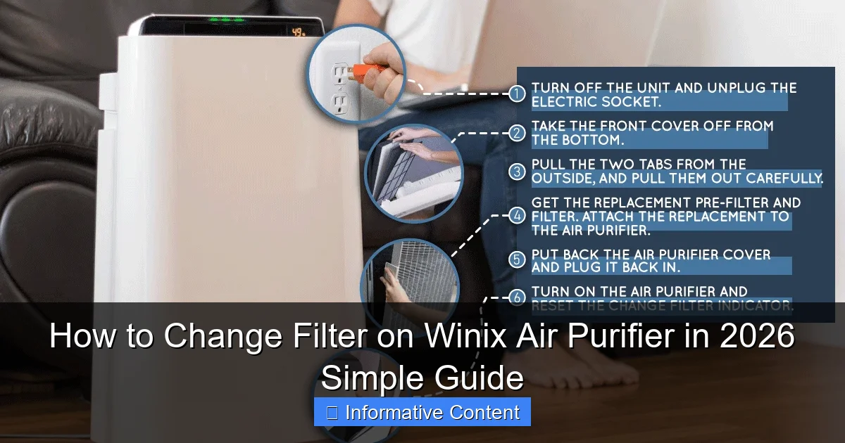 How to Change Filter on Winix Air Purifier in 2026 Simple Guide