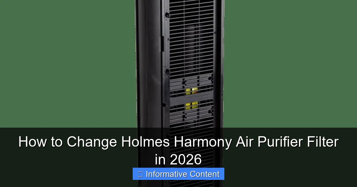 How to Change Holmes Harmony Air Purifier Filter in 2026