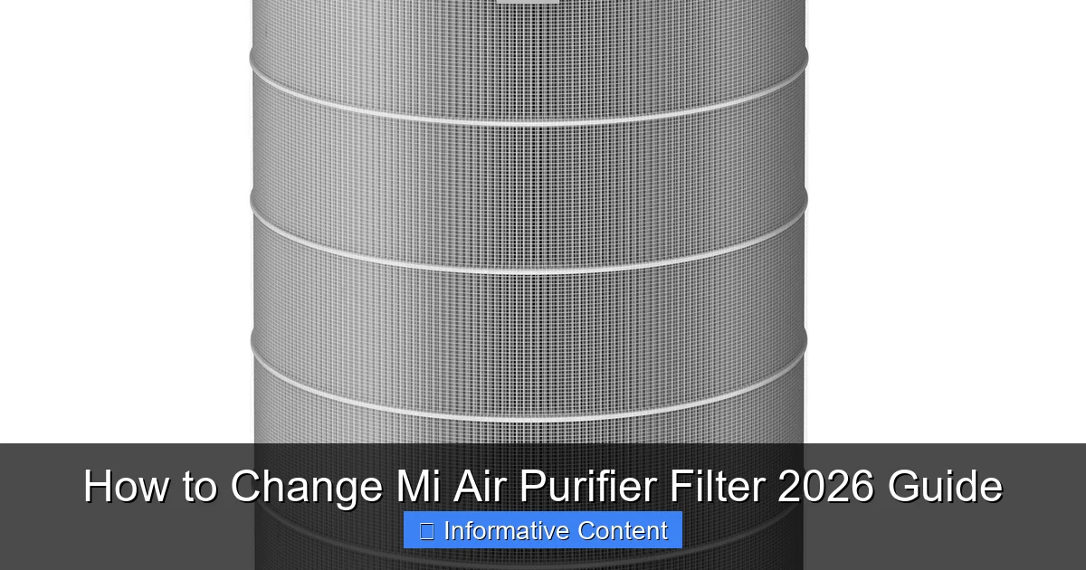 How to Change Mi Air Purifier Filter 2026 Guide