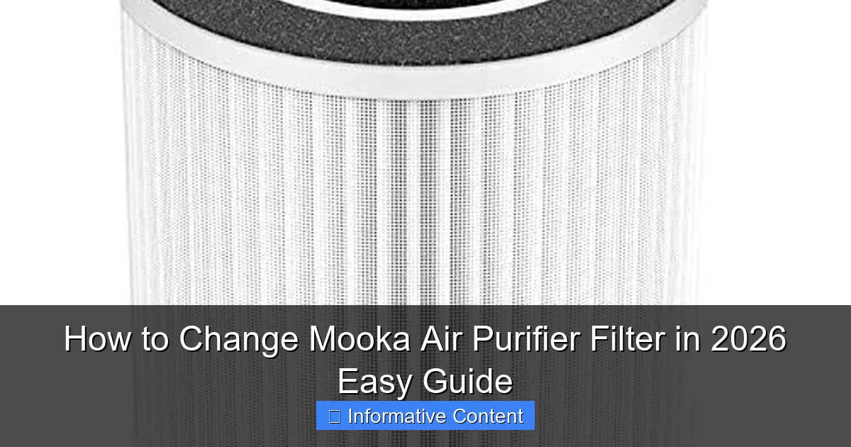 How to Change Mooka Air Purifier Filter in 2026 Easy Guide