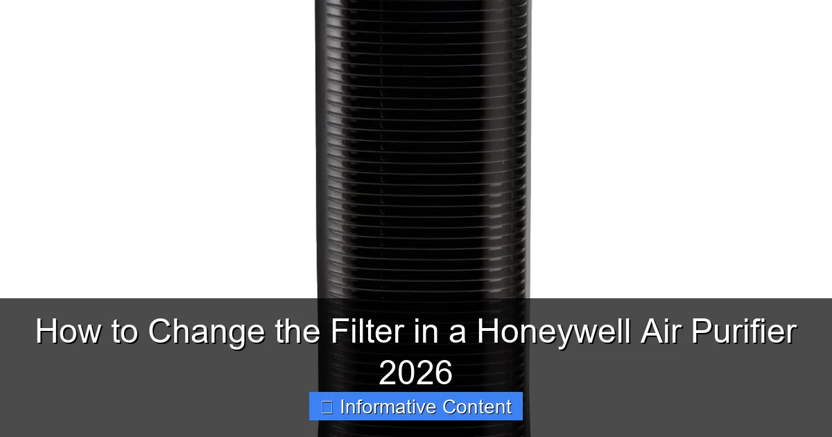 How to Change the Filter in a Honeywell Air Purifier 2026