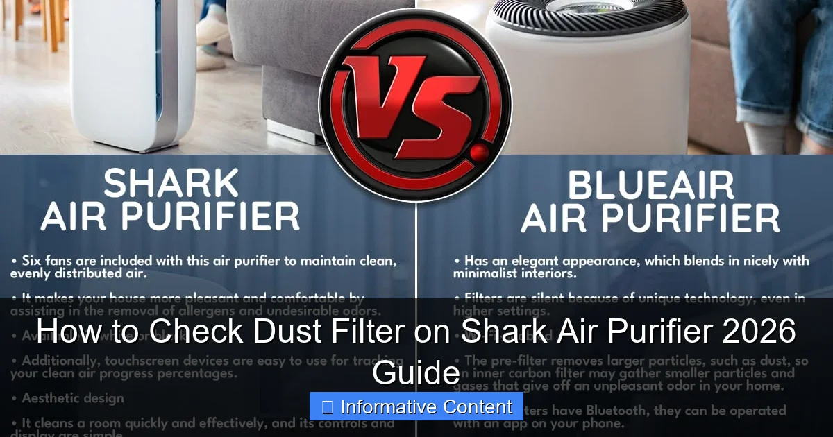 How to Check Dust Filter on Shark Air Purifier 2026 Guide