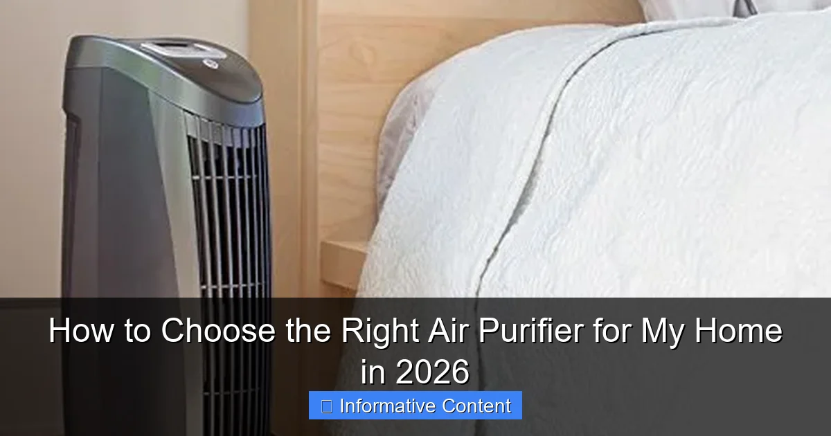 How to Choose the Right Air Purifier for My Home in 2026