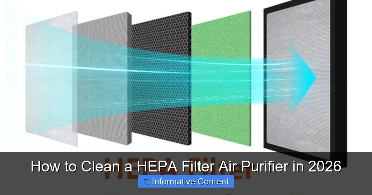 How to Clean a HEPA Filter Air Purifier in 2026