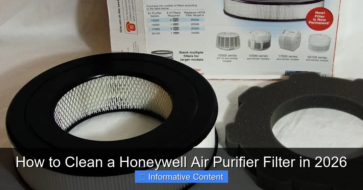How to Clean a Honeywell Air Purifier Filter in 2026
