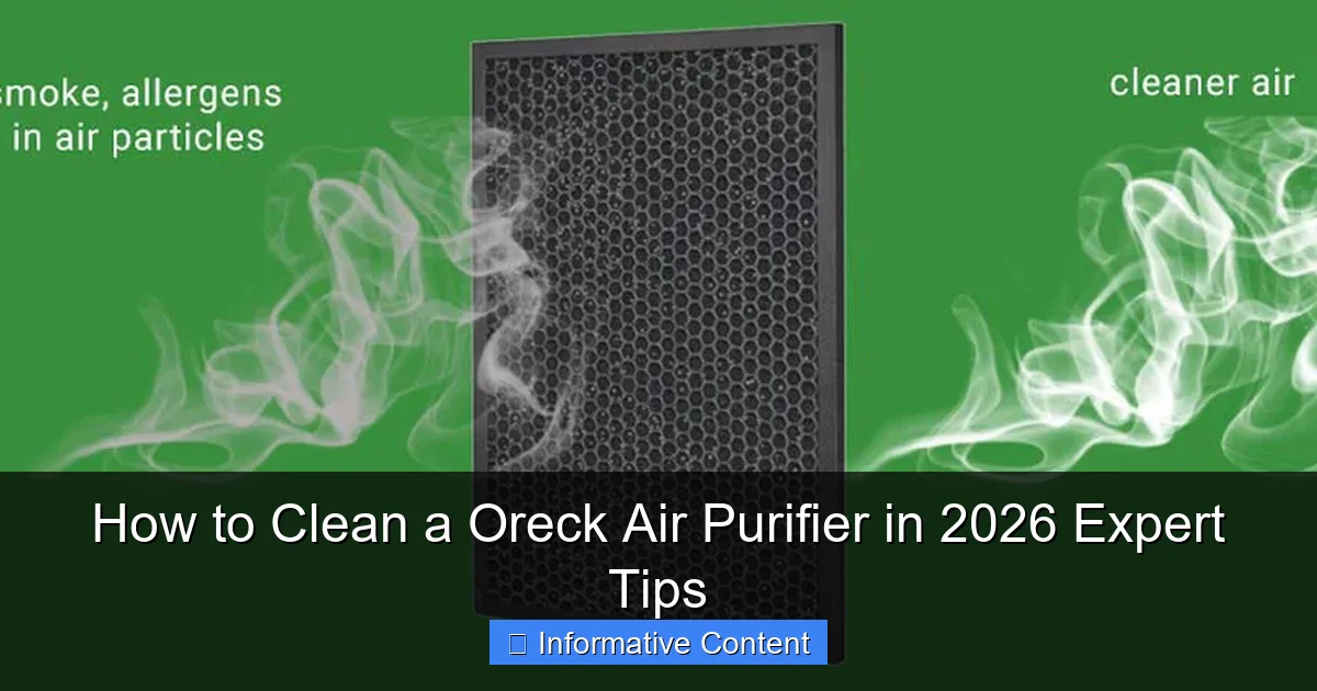 How to Clean a Oreck Air Purifier in 2026 Expert Tips